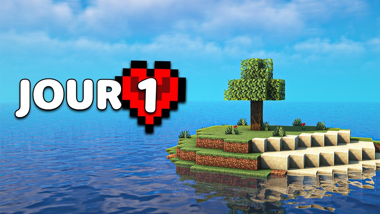 Début d'une Nouvelle SURVIE Hardcore sur une ILE DESERTE #1