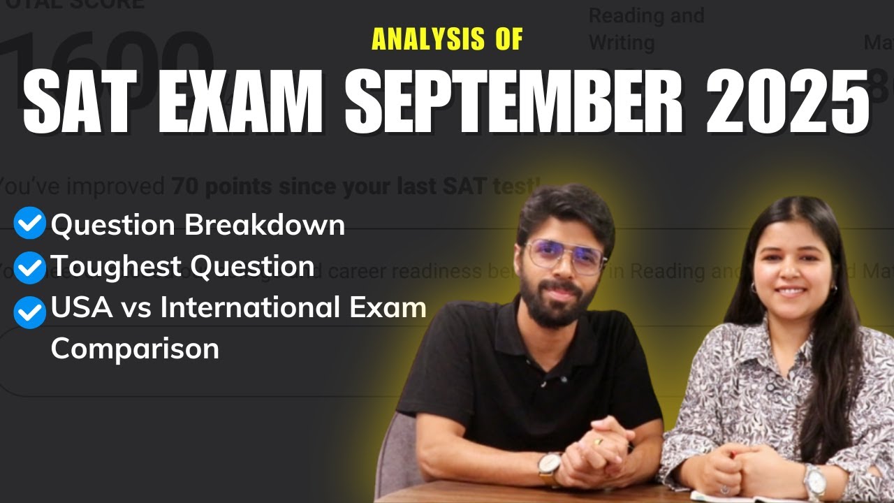 Analysed the SAT September 2025 Questions and this is what we found! SAT Paper Analysis TutelaPrep