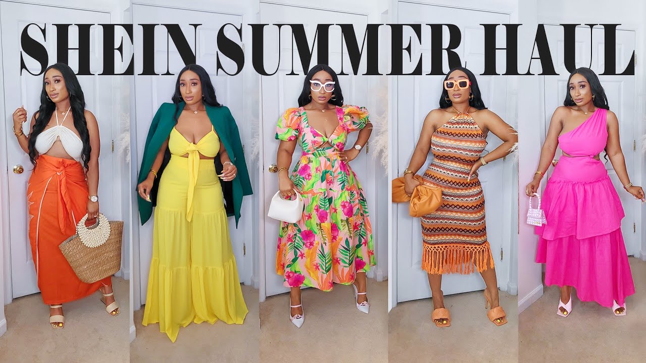 COLORFUL SHEIN SUMMER CLOTHING HAUL / HOW TO STYLE COLORS/ CHICAMASTYLE/ SHEIN HAUL 2022