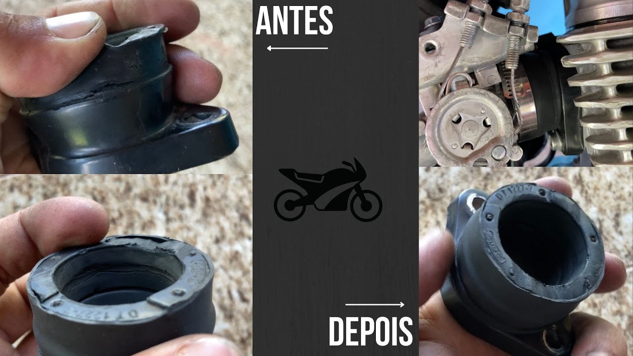 COMO CONSERTAR UM COLETOR DE ADMISSÃO TRINCADO DA MOTO!!!
