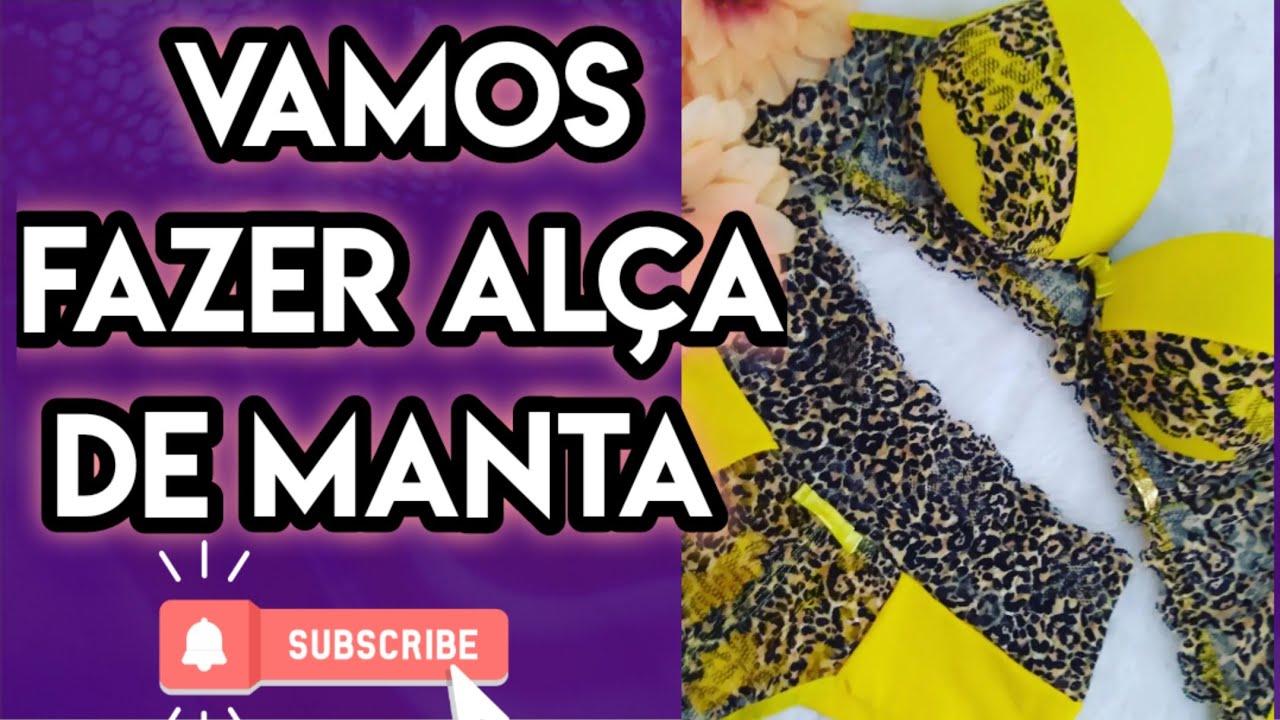 COMO FAZER ALÇA DE MANTA PRA SUTIÃ PLUS SIZE
