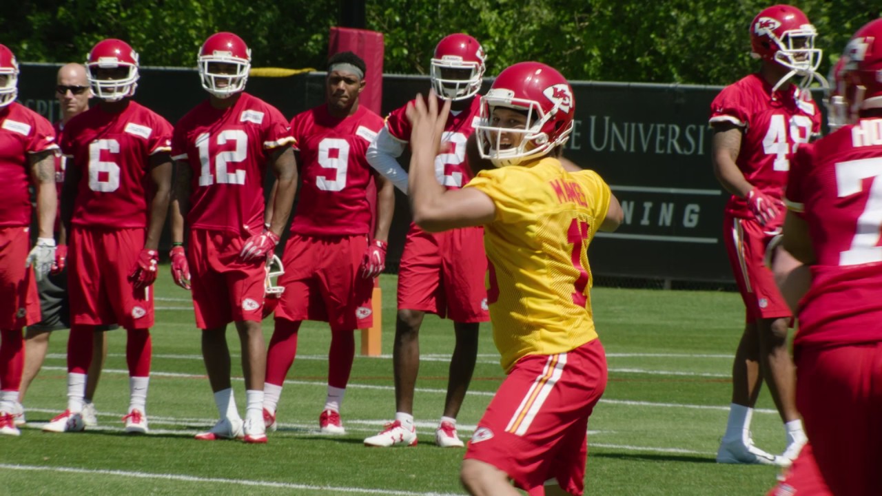 Patrick Mahomes and Rookies Show off at Mini Camp