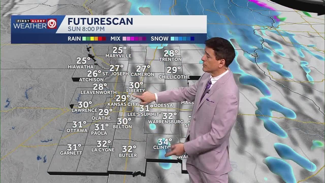 Rain to Snow and Cold Sunday
