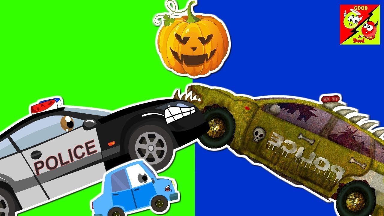 Good and bad Police Car cartoon story for kids | Fire Truck Cartoon video for children l Ep 20