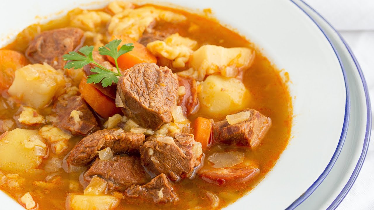 Traditional Hungarian Goulash - Gulyas [Prepped in Just 15 Minutes!]