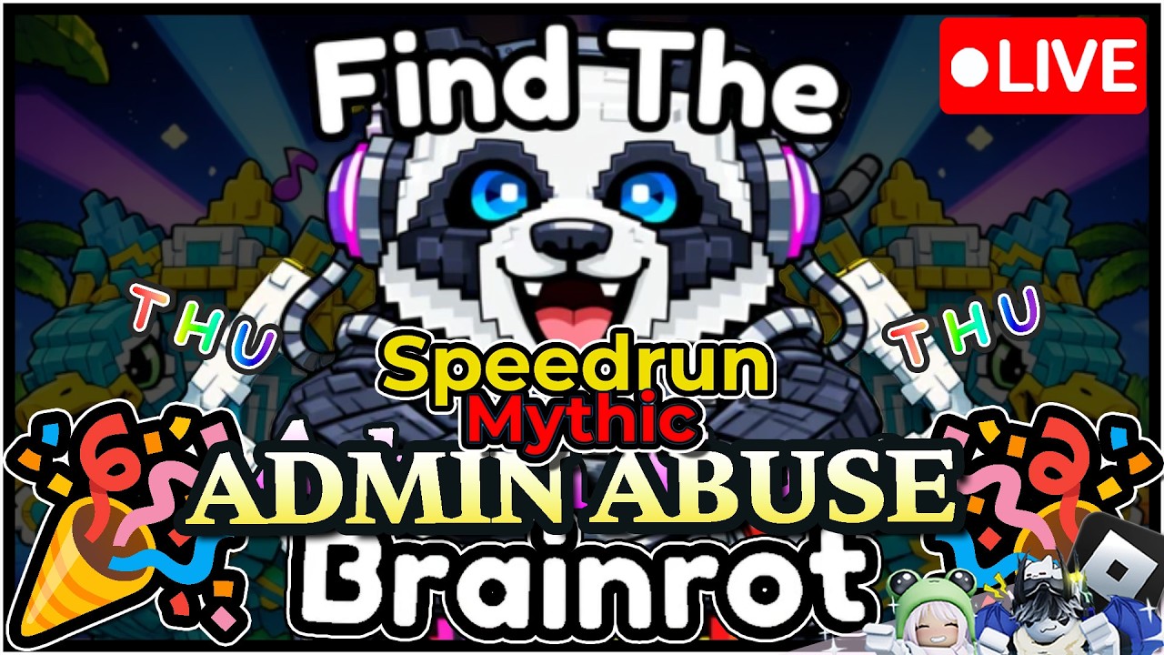🎉THU ADMIN ABUSE🔴LIVE | Find the Brainrot 402 | 99 Nights in the Forest🔦| @yulyonroblox |🎮ROBLOX|4K