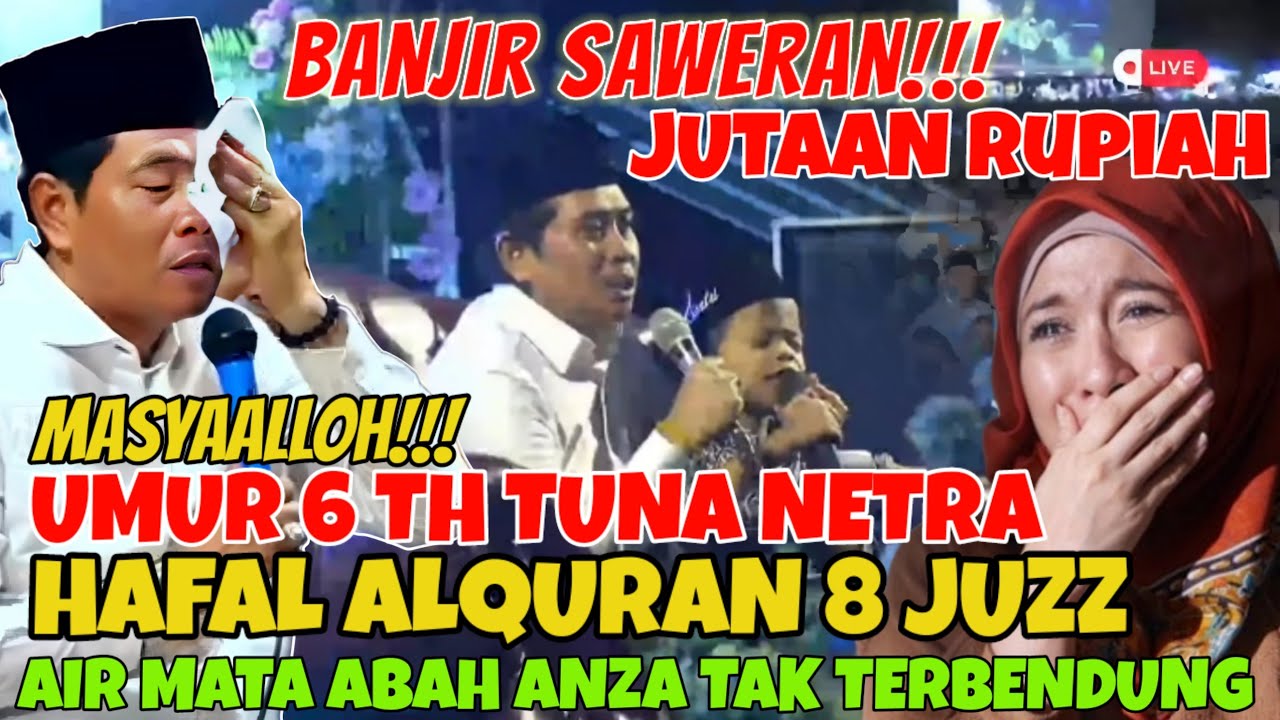 MASYAALLOH!!! AIR MATA TAK TERTAHAN, ANAK SPESIAL UMUR 6 TH HAFAL ALQURAN 8JUZZ