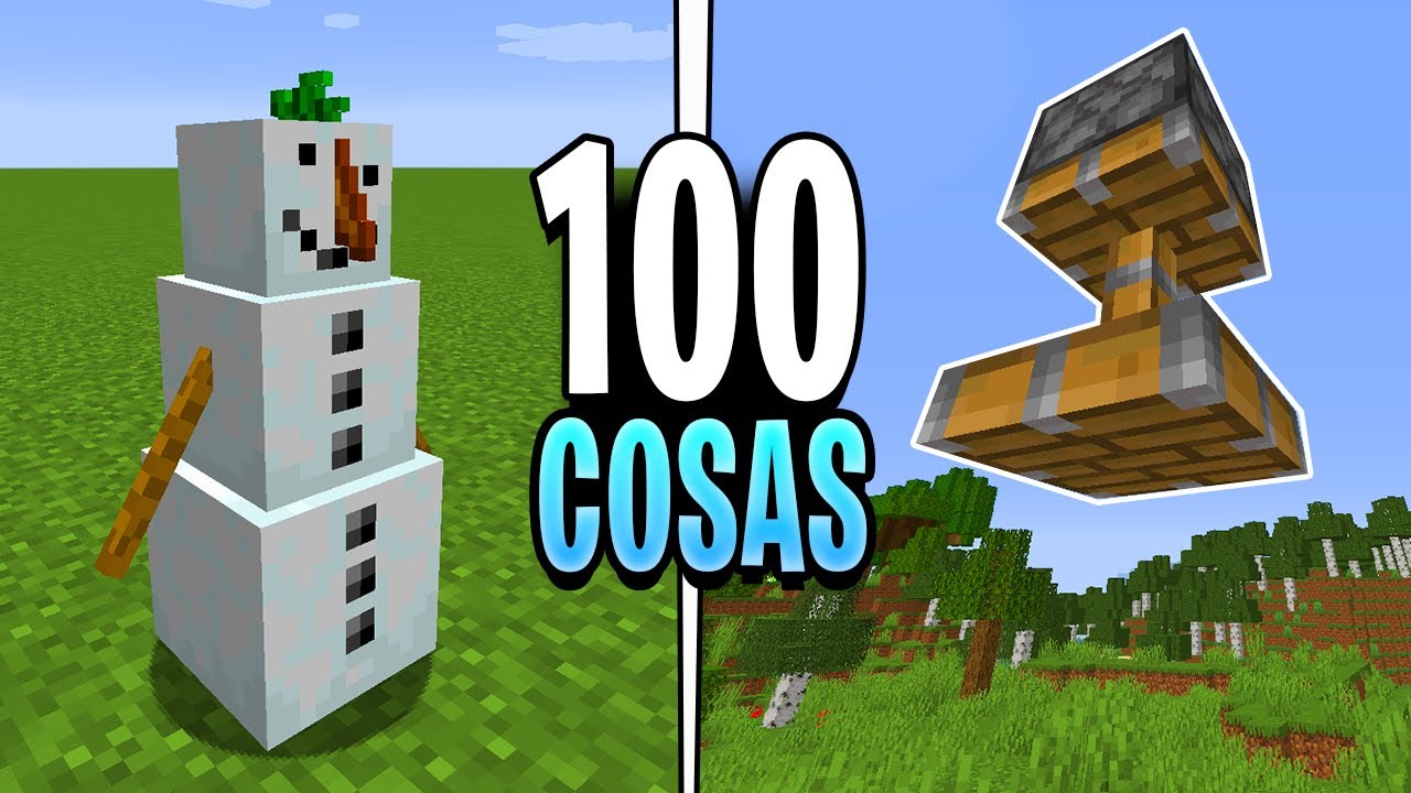👉100 COSAS QUE NO SABIAS SOBRE MINECRAFT - Especial 100k [1/2]