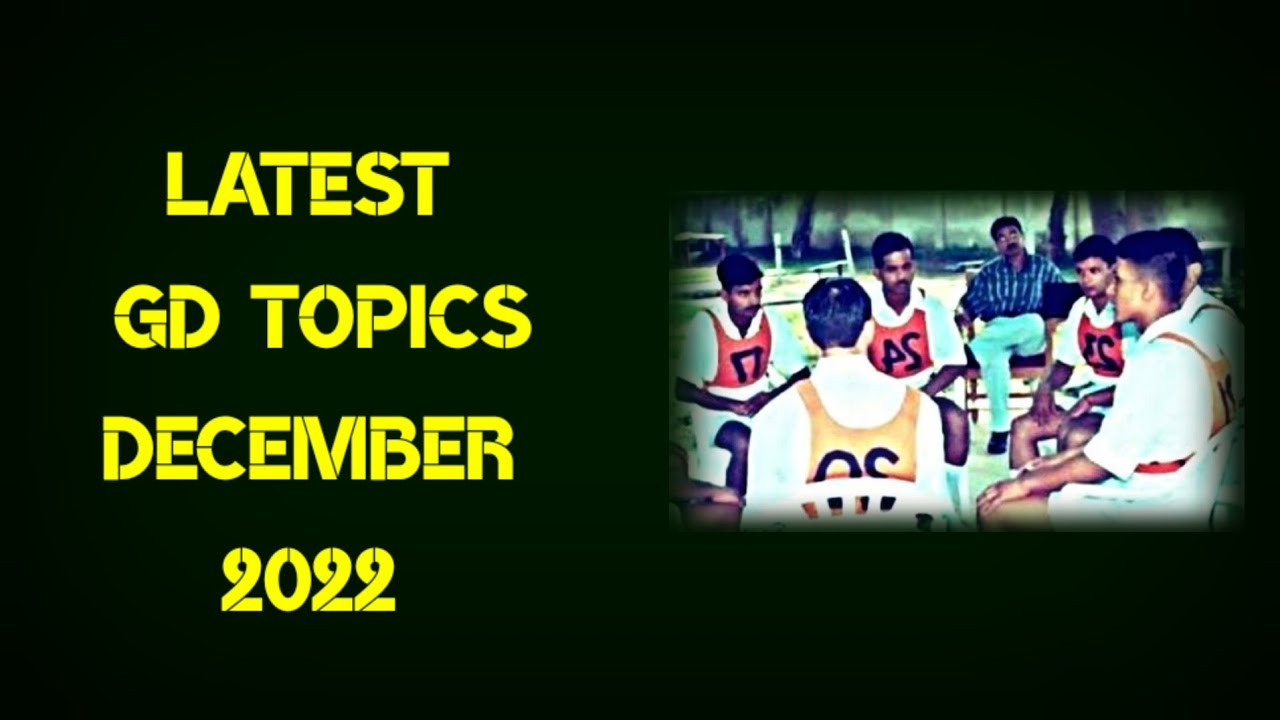 LATEST GD TOPICS DECEMBER 2022 | SSB INTERVIEW