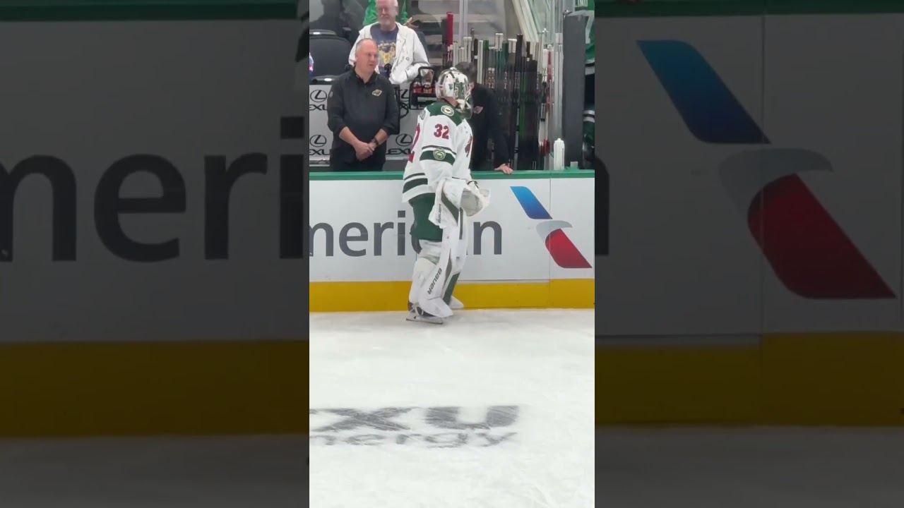 Filip Gustavsson is for the fans. #GoalieGearSnob #FilipGustavsson #MinnesotaWild