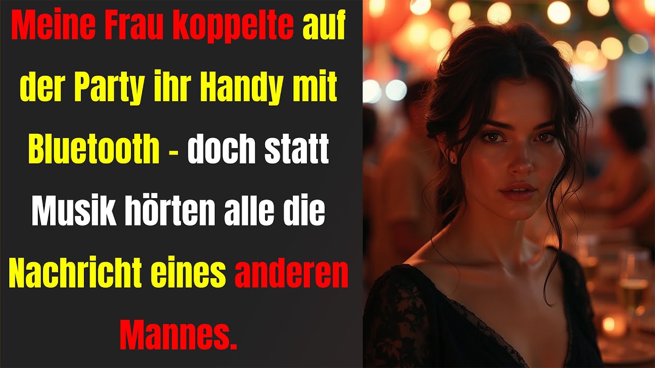 Meine Frau verband ihr Handy auf der Party – dann hörten alle die Stimme eines anderen Mannes