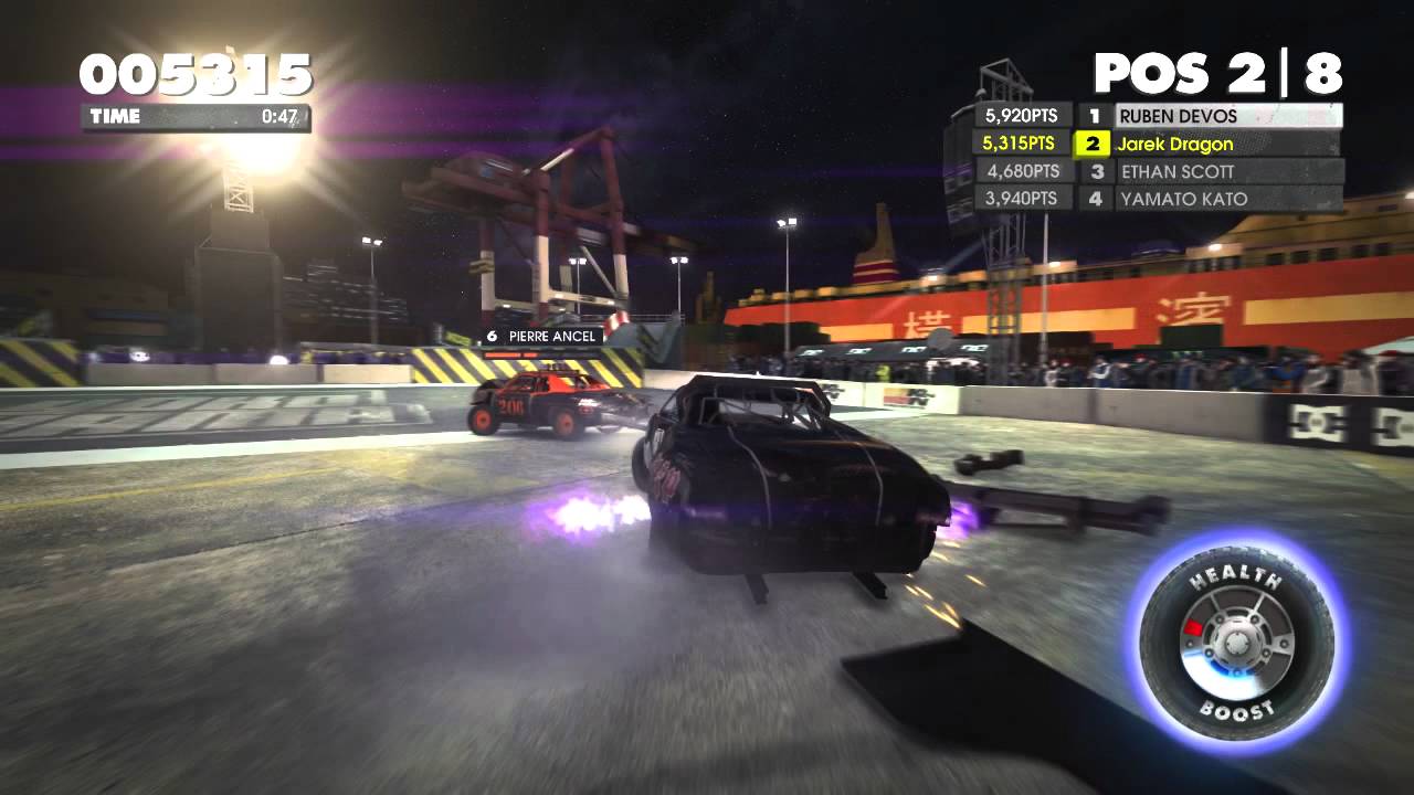 Dirt Showdown Rampage: Dockside Demolition Gameplay