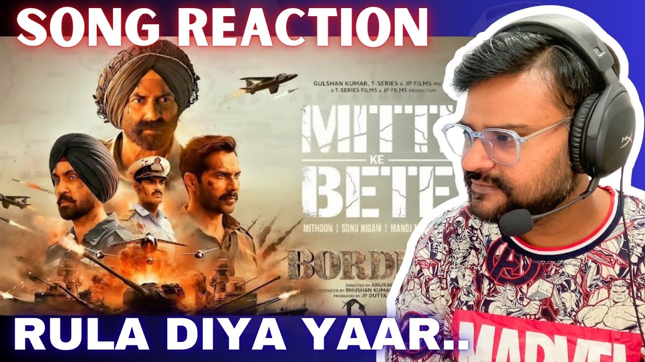 BORDER 2: Mitti Ke Bete (Lyrical) reaction | BINDAAS BHARTII