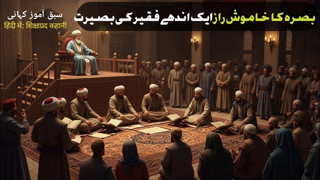 Basrah ka khamosh raaz aik andhy fqeer ki basirat(हिंदी में: शिक्षाप्रद कहानी)sbaq amooz khani......