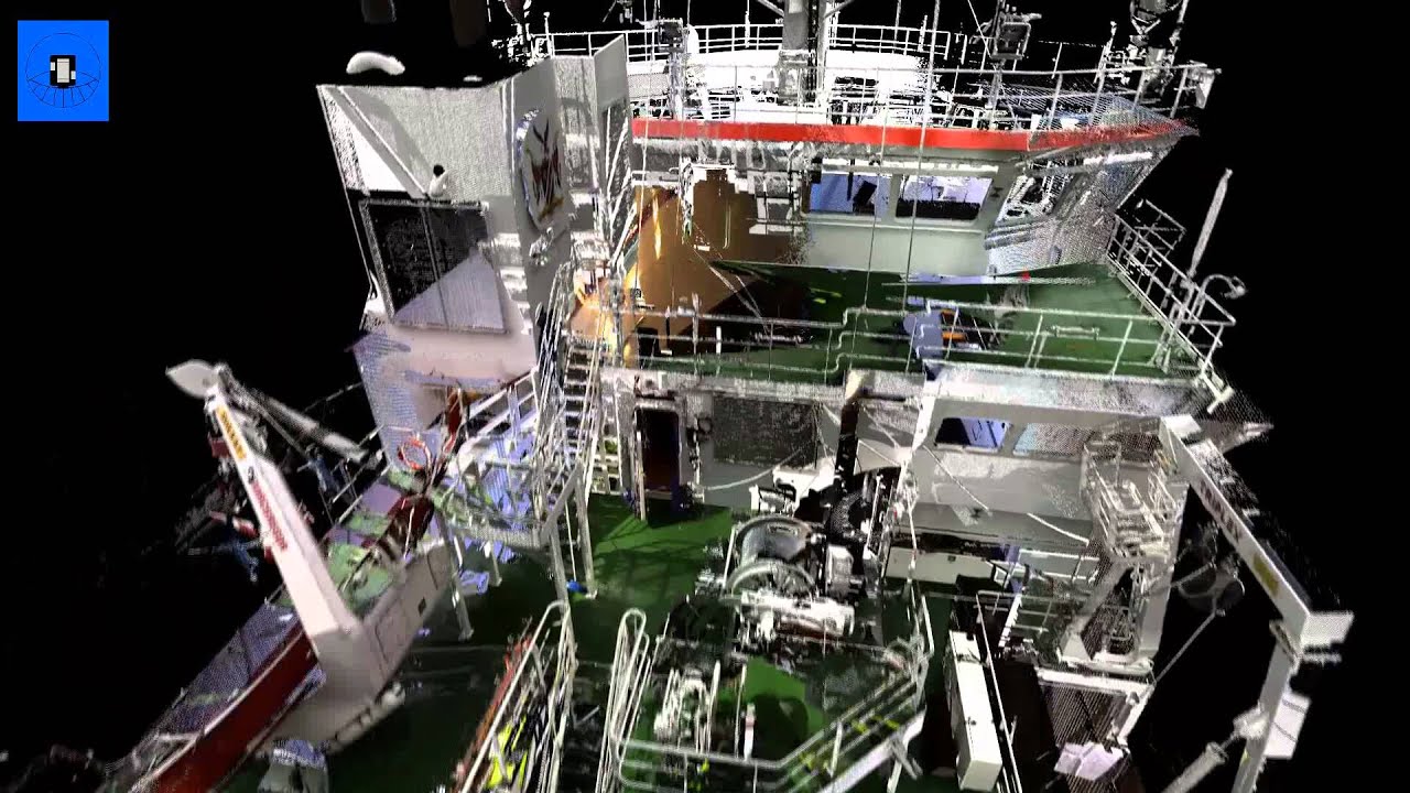 Laser scans for ship building industry