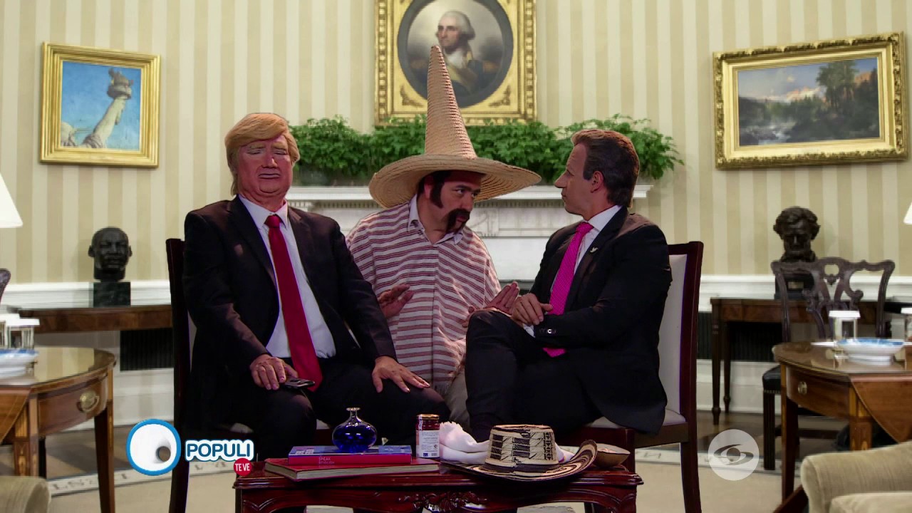 Así fue la cumbre entre Juan Manuel Santos y Donald Trump al estilo Voz Populi Tv