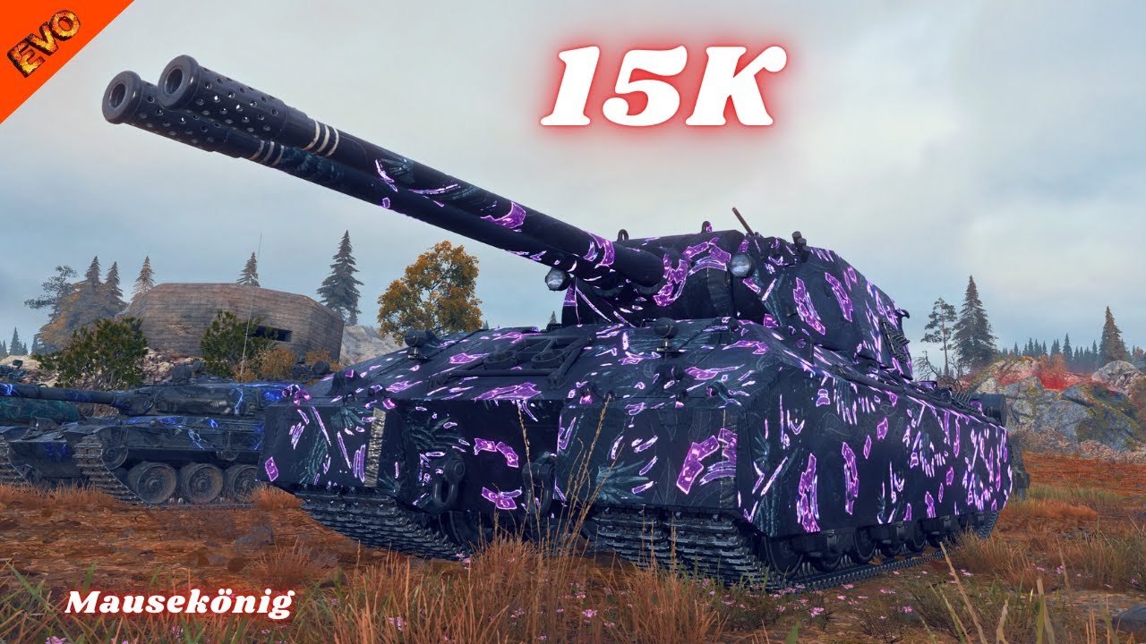 Mausek&ouml;nig  15K Damage 10 Kills | Mir Tankov | World of Tanks