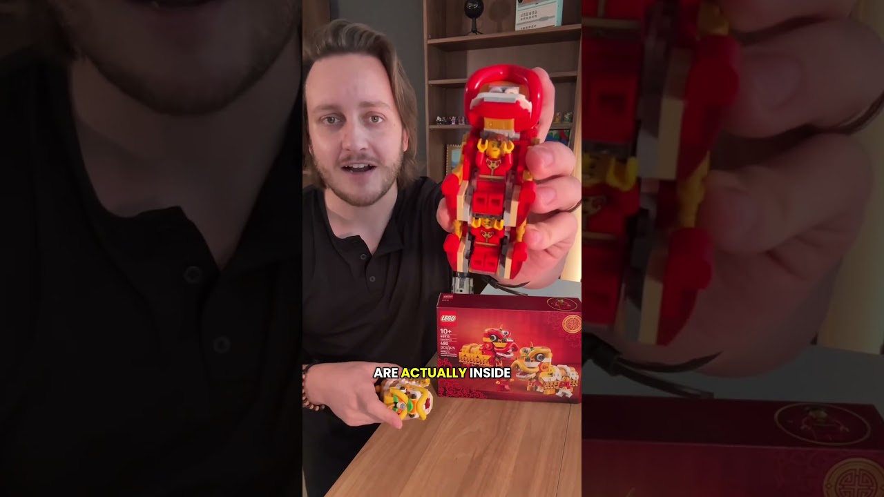 I really liked this Lego gift with purchase from January. Lion Dance set review! #lego #legoreview