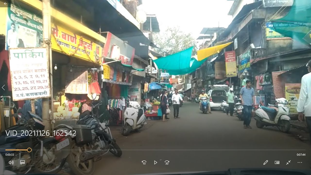 Road Trip || Kankavli Bazarpeth to Kankavli Fish Market || Dec 2021