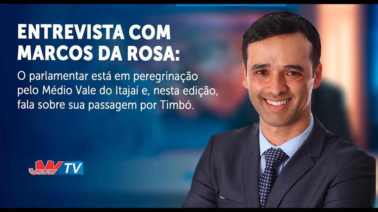 Entrevista com Marcos da Rosa: Visita a Timbó e novidades para a região