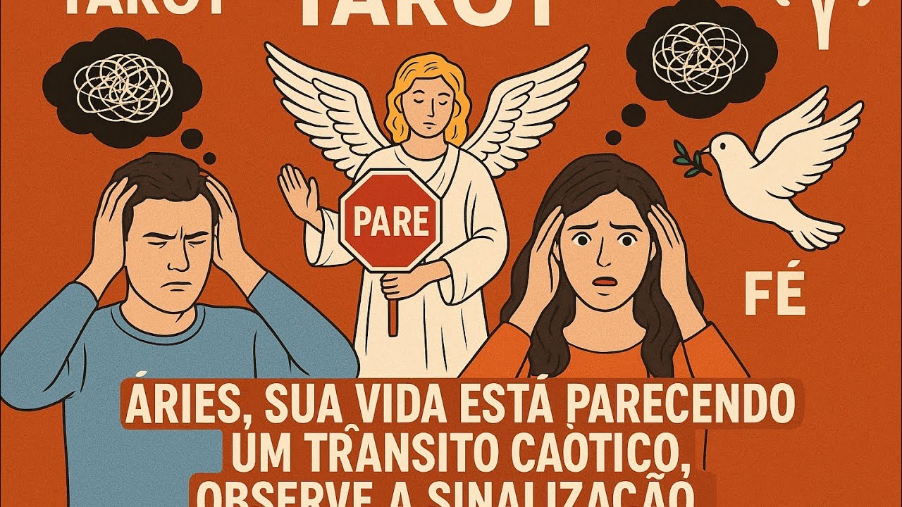 Áries,seus pensamentos estão turbulentos, refletem na vida,a espiritualidade fala:Pare e fé! 03nov25