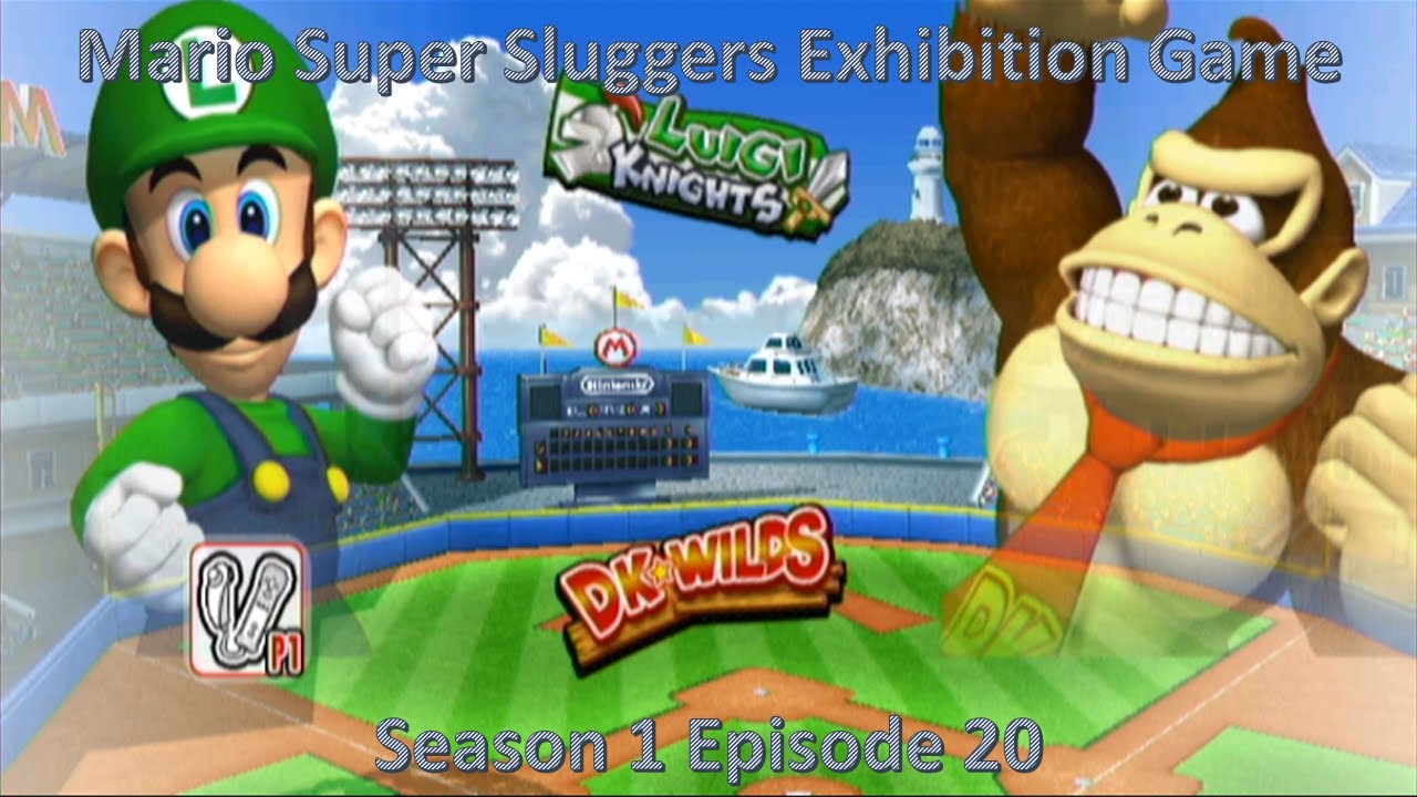 Mario Super Sluggers Exhibition Game Season 1 Episode 20 - Luigi Knights vs DK Wilds