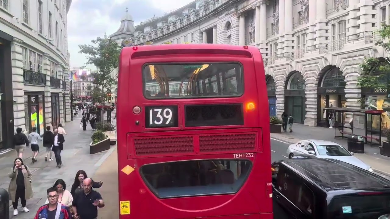 London Bus Ride 🇬🇧 Route 12 from Oxford Circus to Dulwich Library pls Subscribe Like 👍 Share