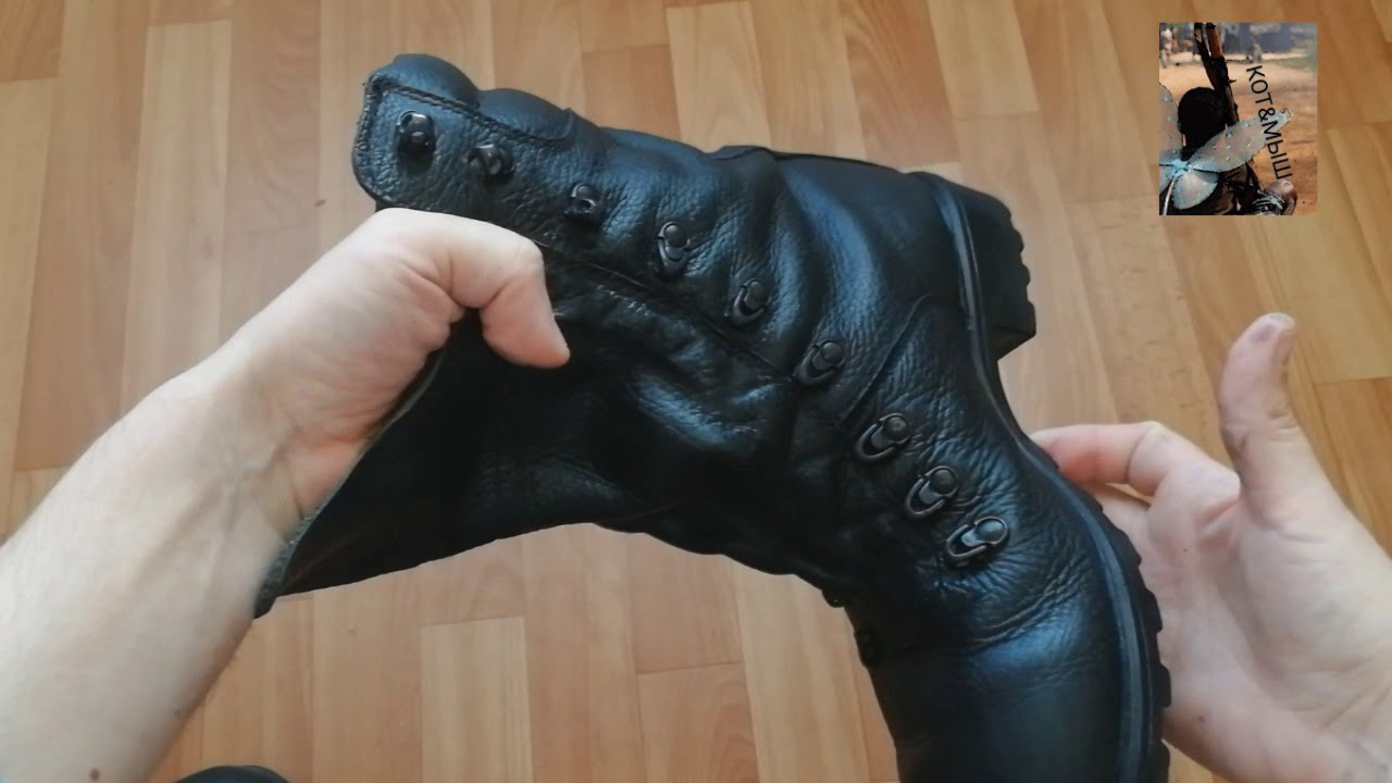 Сравнение двух видов обработки берец от влаги: крем Пантера vs обувной воск