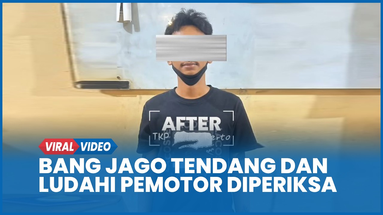Bang Jago Tersangka Tendang dan Ludahi Pemotor di Jogja Diperiksa Penyidik