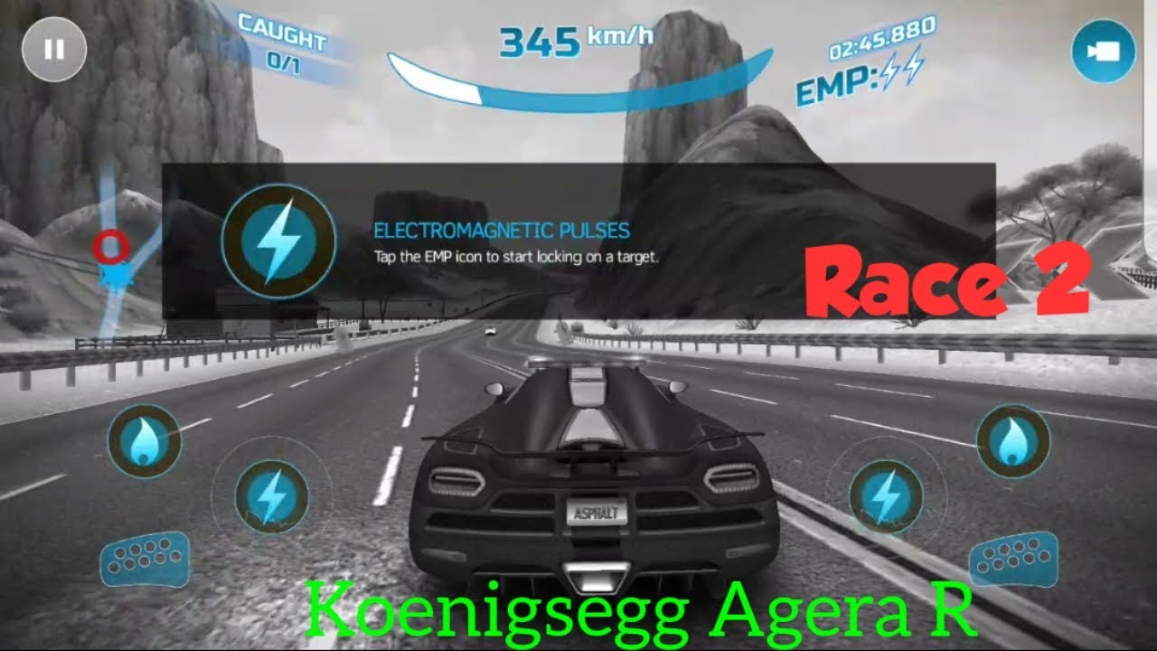 Asphalt Nitro Race #2 Masterclass - Koenigsegg Agera R - stunning gameplay.