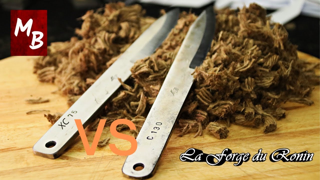 Couteau xc75 VS couteau c130 ( qui coupera le plus longtemps ? )