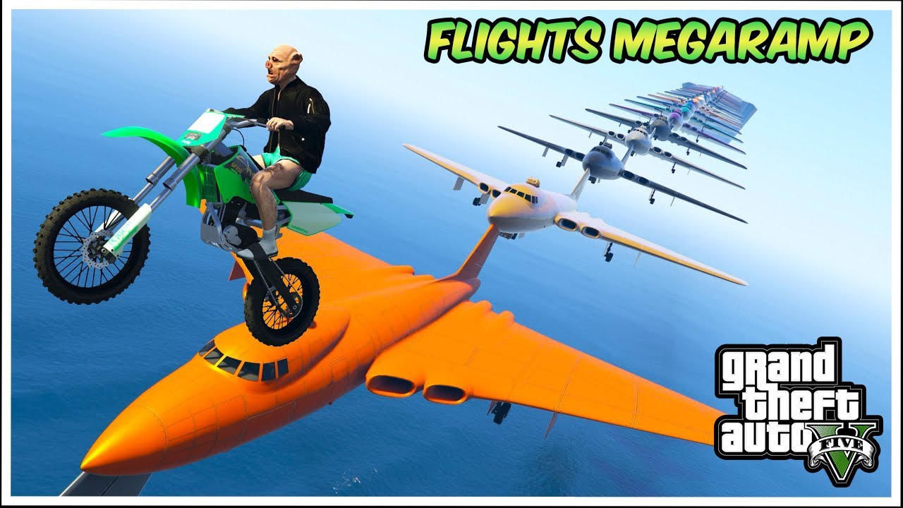 Mega Ramp That Tested Our Skill To The MAX #pokerface #gtavonline