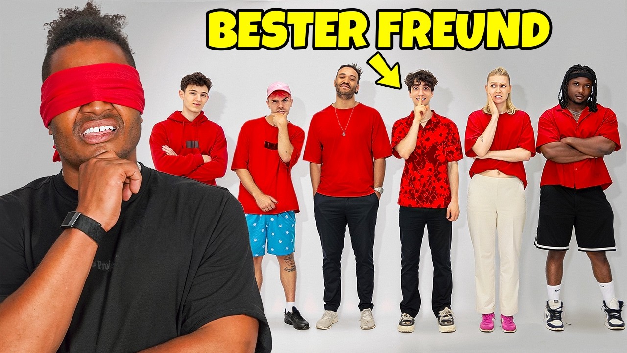 Erkennt mich mein Bester Freund BLIND unter 7 Personen? 💔 (feat. Rick)