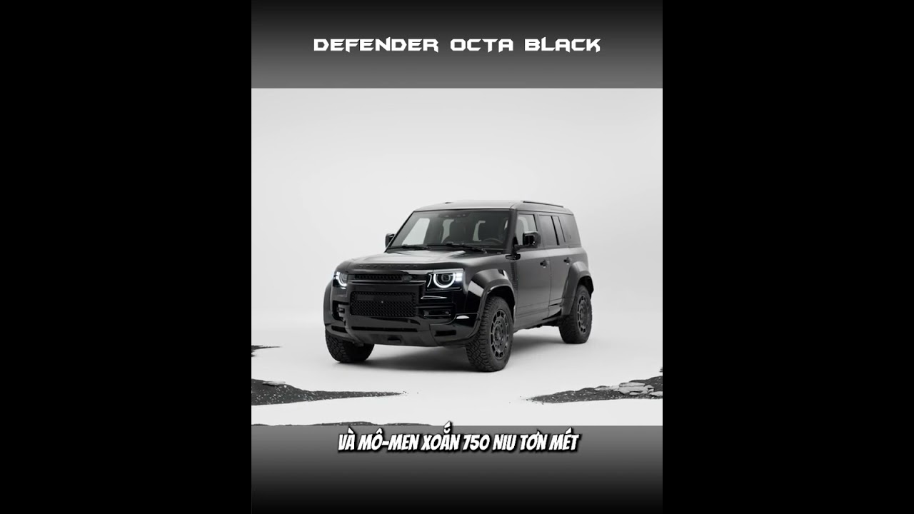 Review nhanh Defender OCTA Black​ #defender #landrover  #cars