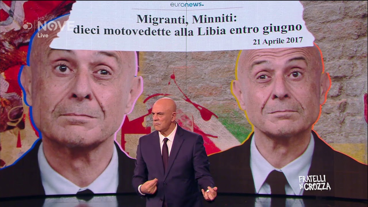 Crozza nel monologo sull'immigrazione