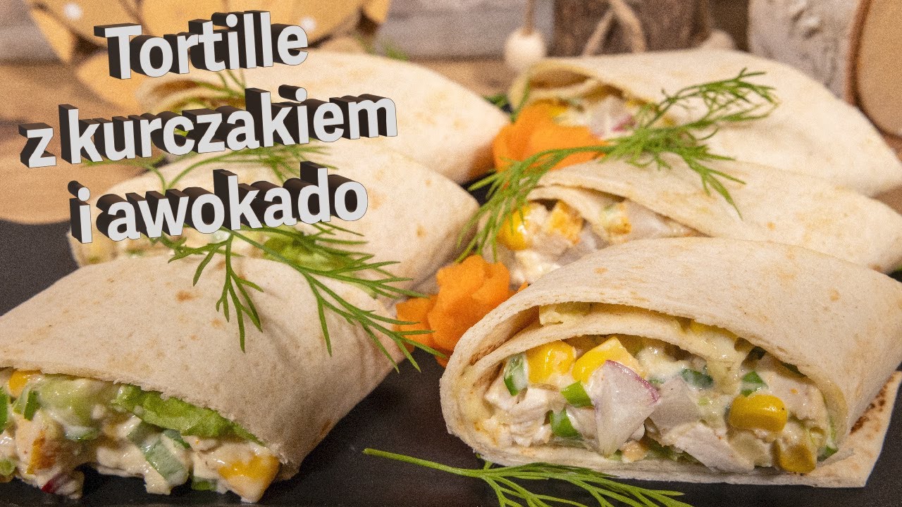 Szybkie i Smaczne Wrapy z Kurczakiem i Awokado