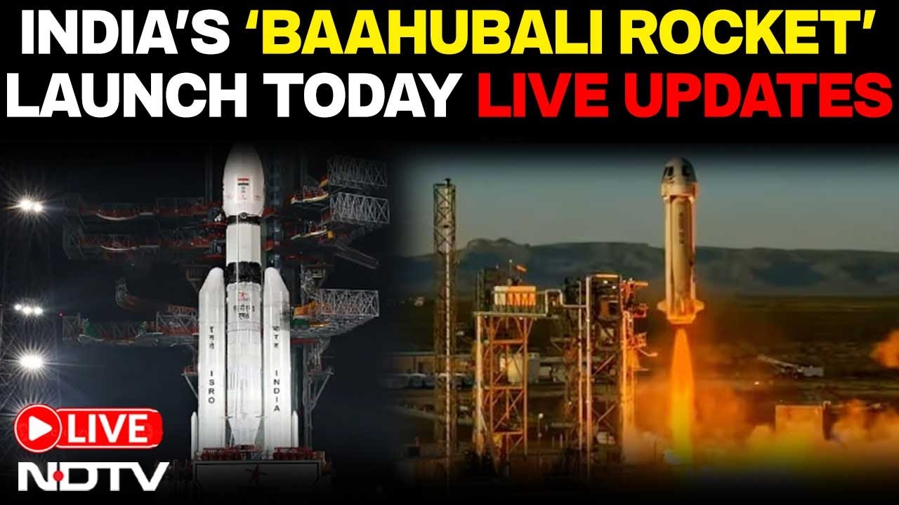 ISRO Satellite Launch | ISRO LVM 3 Launch | ISRO Rocket Launch Today LIVE | ISRO NGLV