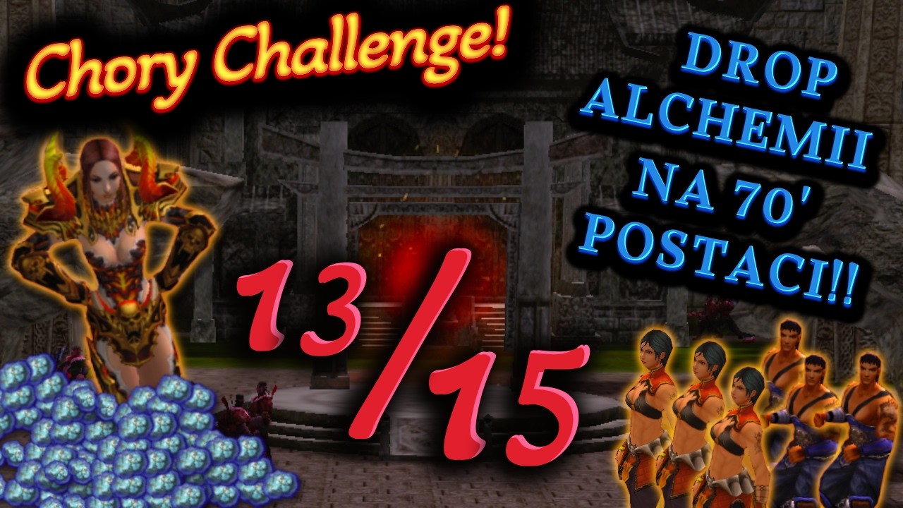 Metin2 PL - 13'sta część w Piątek 13' xD - Alchemia 70x  13/15 - LIVE! - S:Ruby-Kirin #metin2
