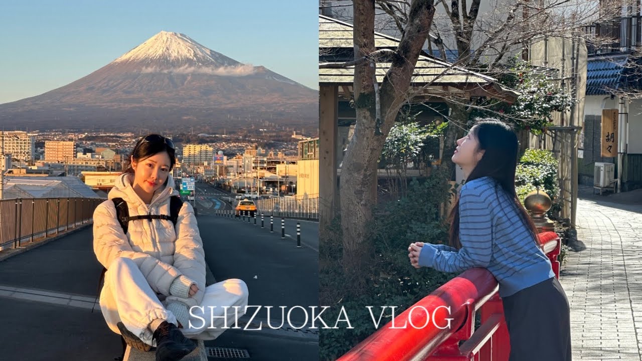 vlog. 시즈오카 여행 브이로그/아오바 오뎅거리 술집에서 위로받은 사연😇/후지산 스타벅스/꿈의대교/소도시 낭만이요..?/아세비노 료칸 추천/슈젠지 사쿠다 소바/시미즈 어시장
