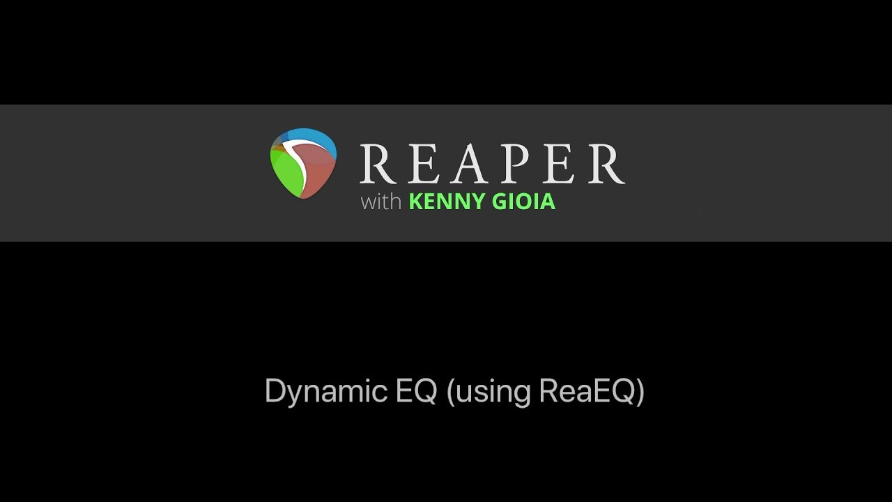 Dynamic EQ (using ReaEQ) in REAPER