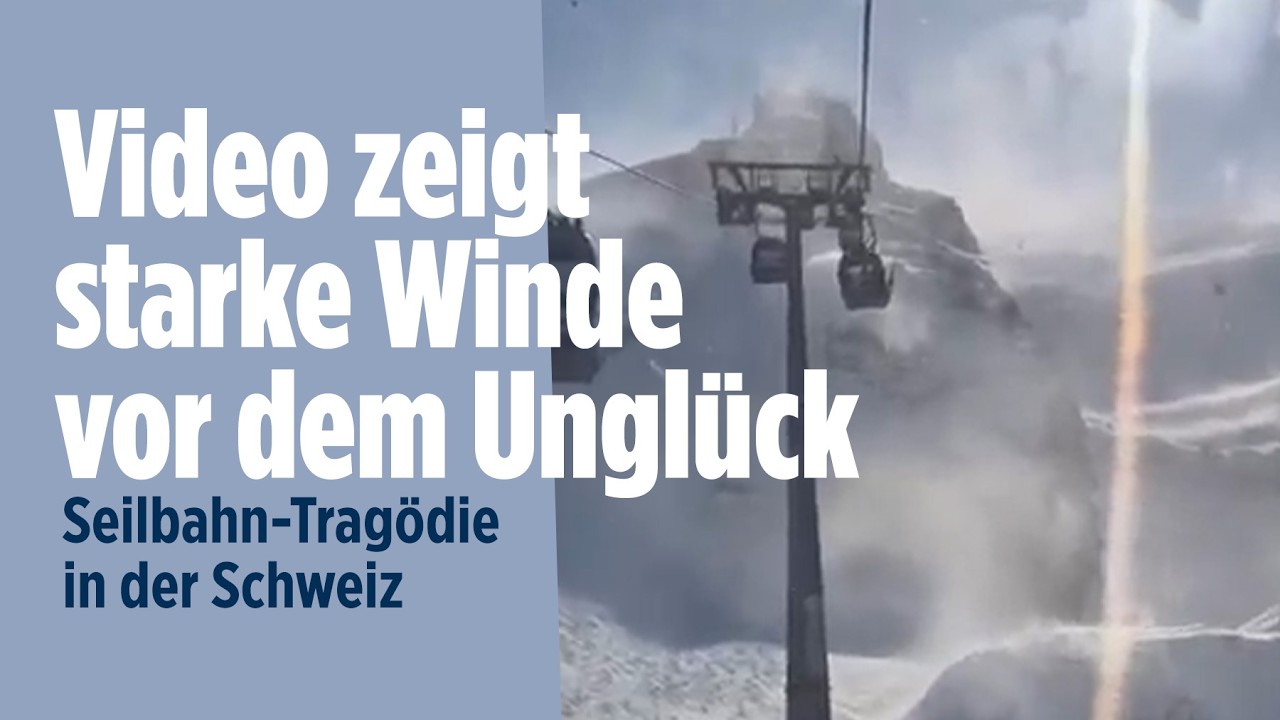SEILBAHN-DRAMA: Video zeigt Sturm vor Absturz! War die Gondel zu lange unterwegs?