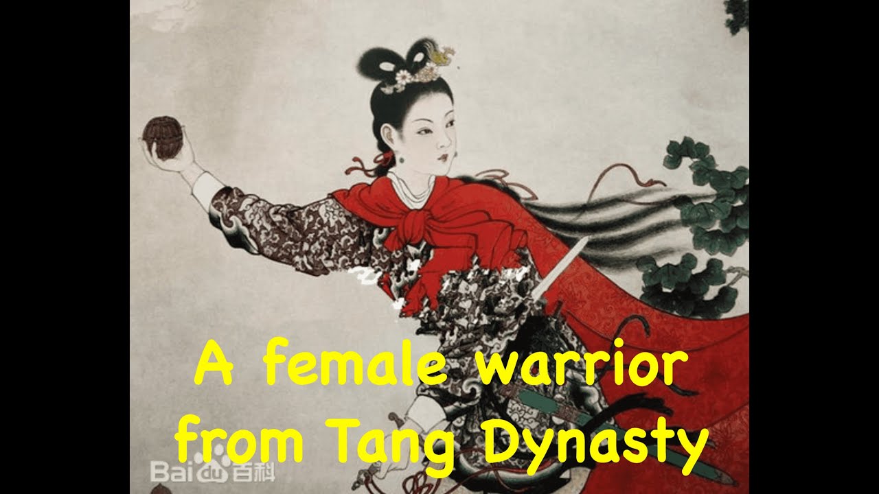 A female warrior from Tang Dynasty