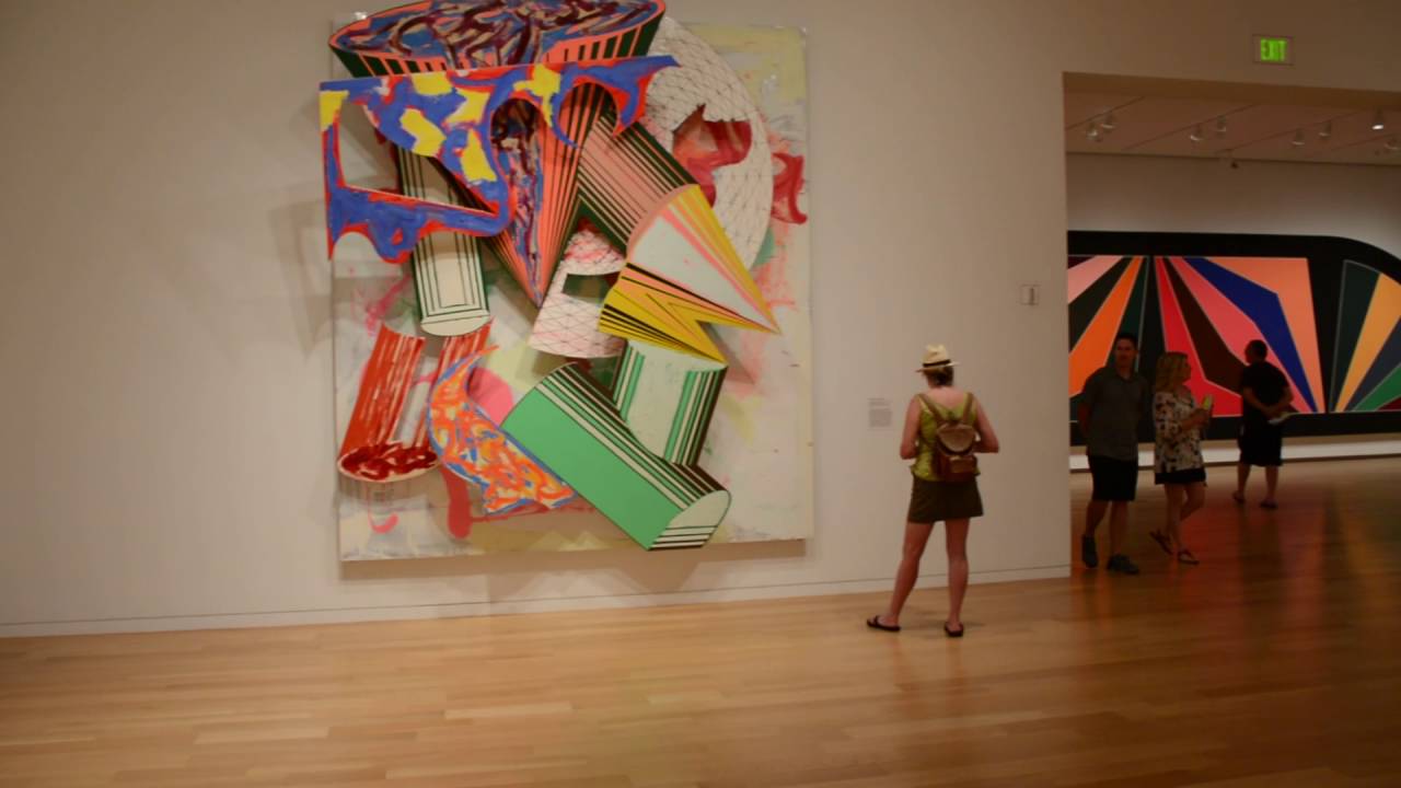 Frank Stella Retrospective -28 sec Visit: Large Wall Pieces