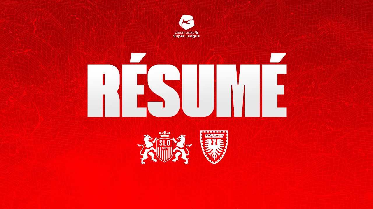 SLOTV: Match le FC Stade Lausanne Ouchy et le FC Aarau.
