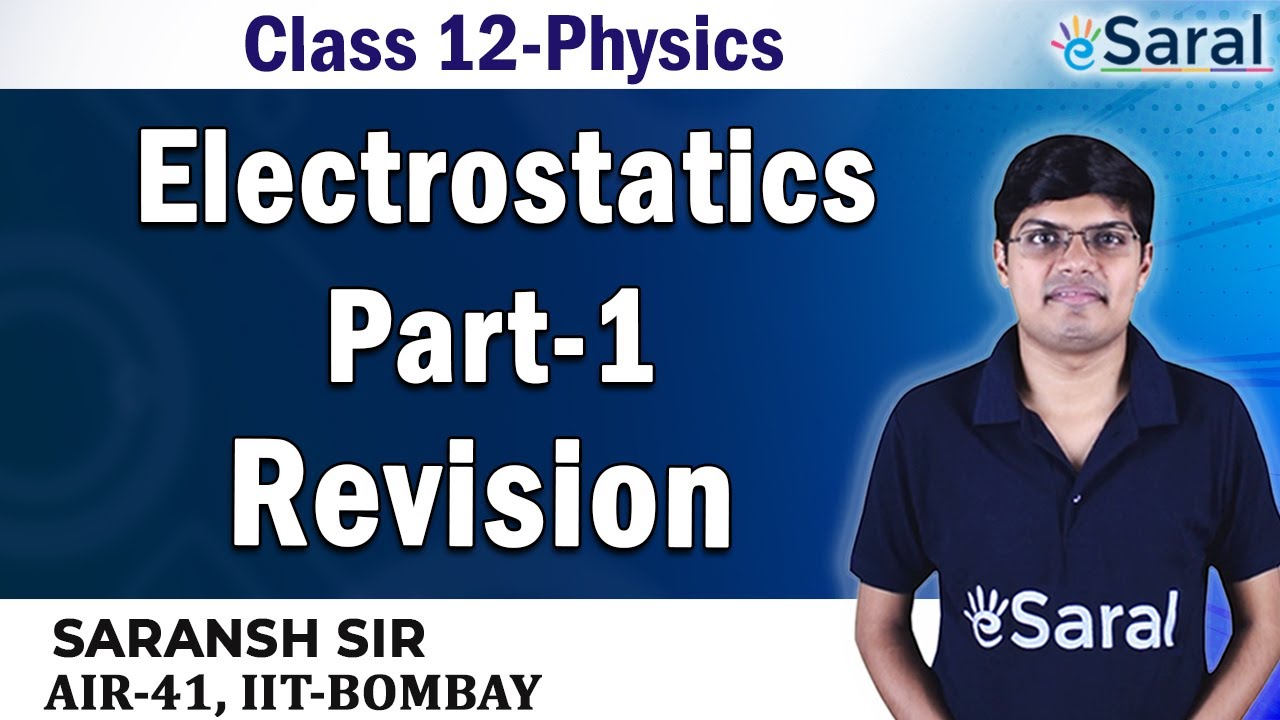 Electrostatics Revision PART 1- Physics Class 12, JEE, NEET