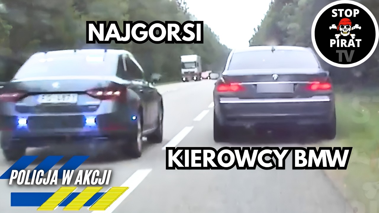 TOP NAJGORSZYCH KIEROWC&Oacute;W BMW - POLICJA W AKCJI
