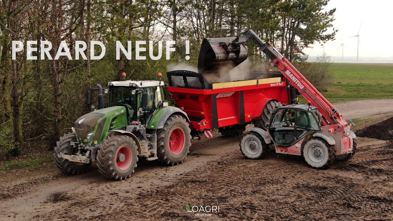 🤩 EPANDEUR PERARD NEUF sur FENDT 828 S4 dans la MARNE ! 💪