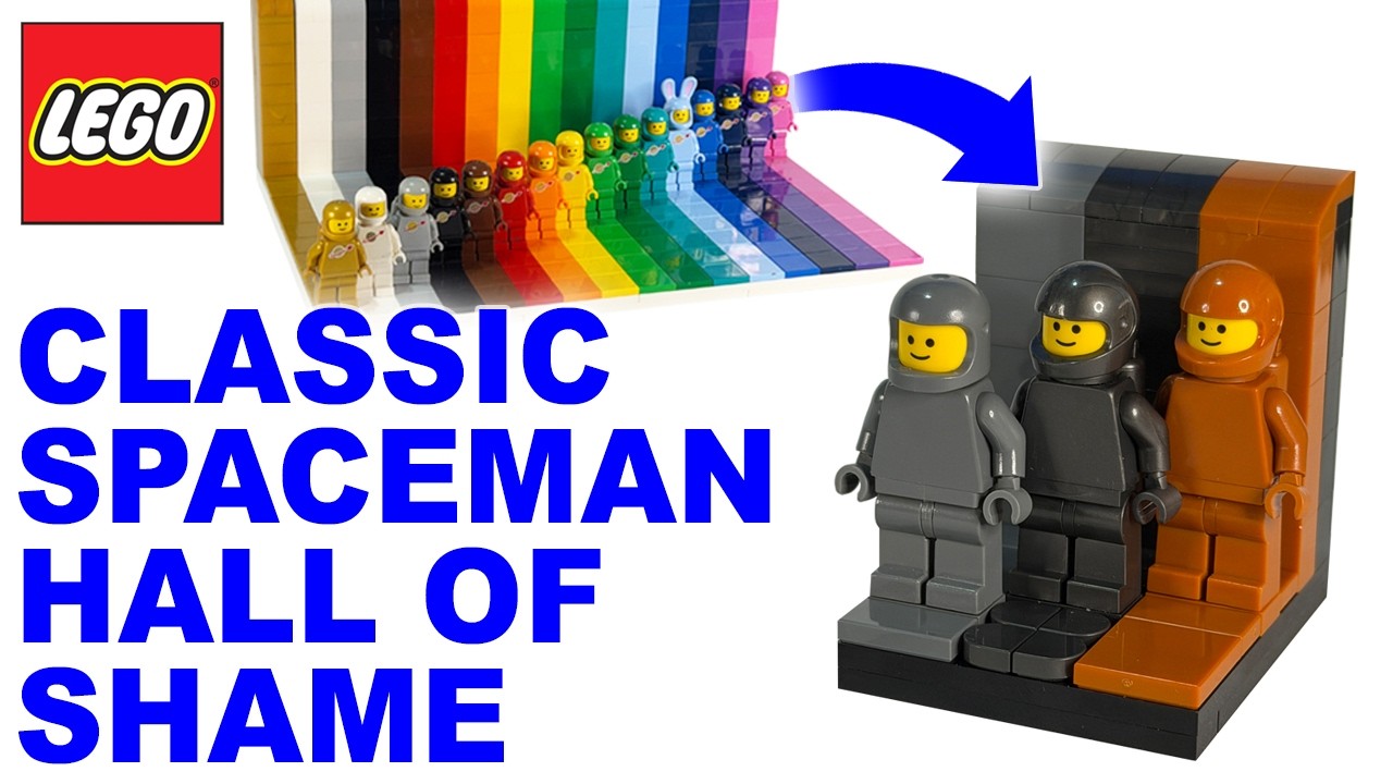 Lego Classic Spaceman Hall of Shame! - Building the colours you can't get all the parts for!