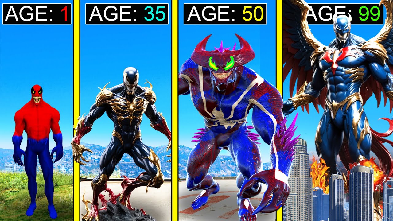 Surviving 99 YEARS As TOXIN SYMBIOTE in GTA 5!