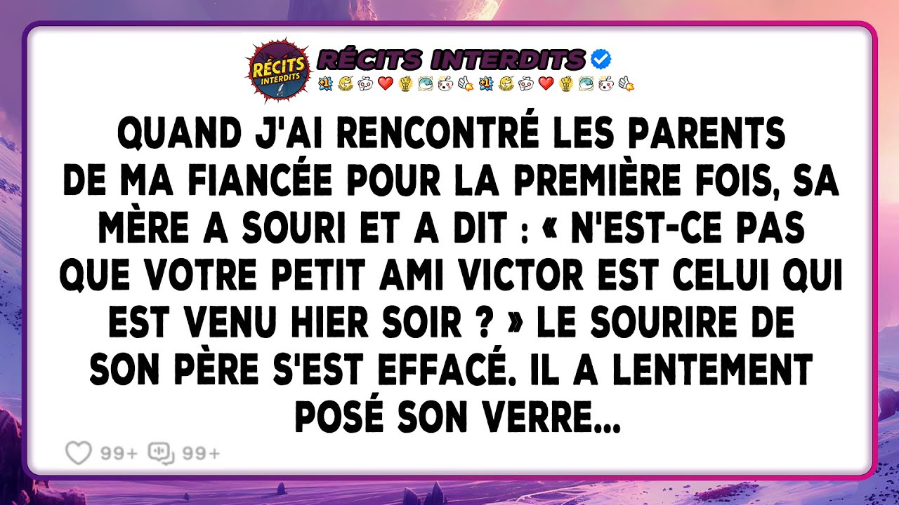 Quand J'ai Rencontré Les Parents De Ma Fiancée Pour La Première Fois, Sa Mère A Souri Et A Dit...